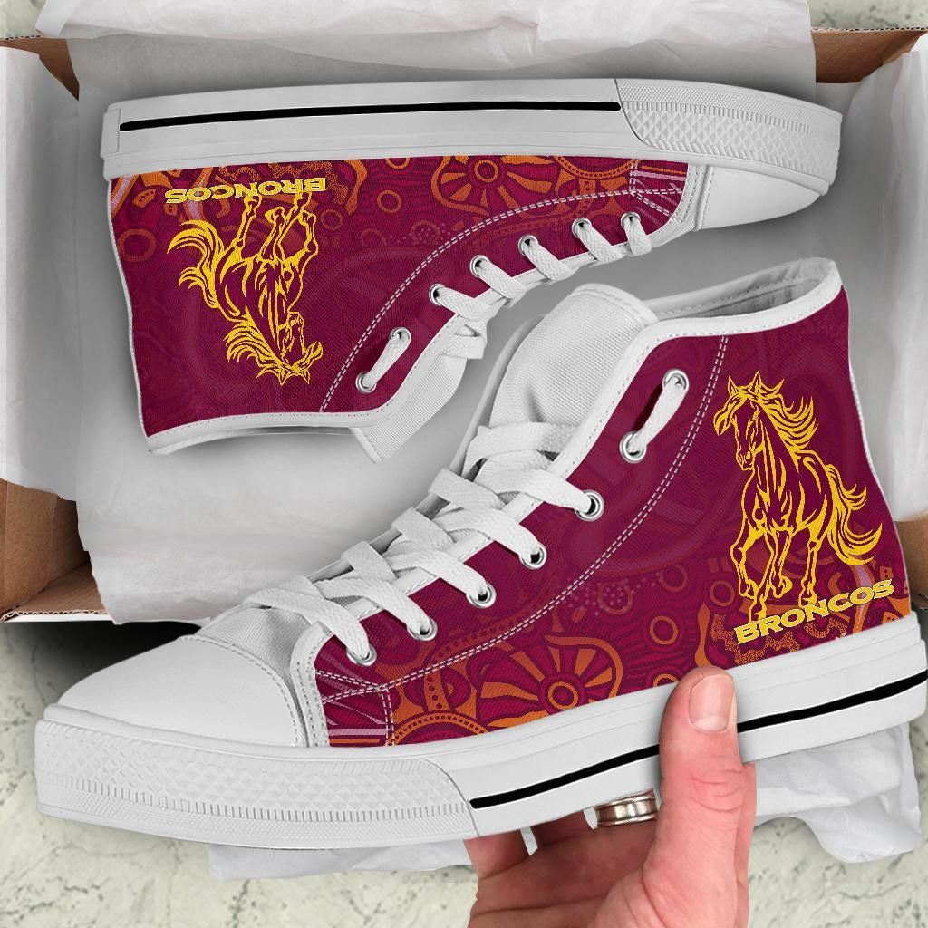 Brisbane Broncos Indigenous High Top Shoe
