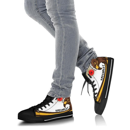 Pride Hawks High Top Shoe Hawthorn Anzac Day Aboriginal