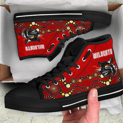 Perth Wildcats High Top Shoe Indigenous