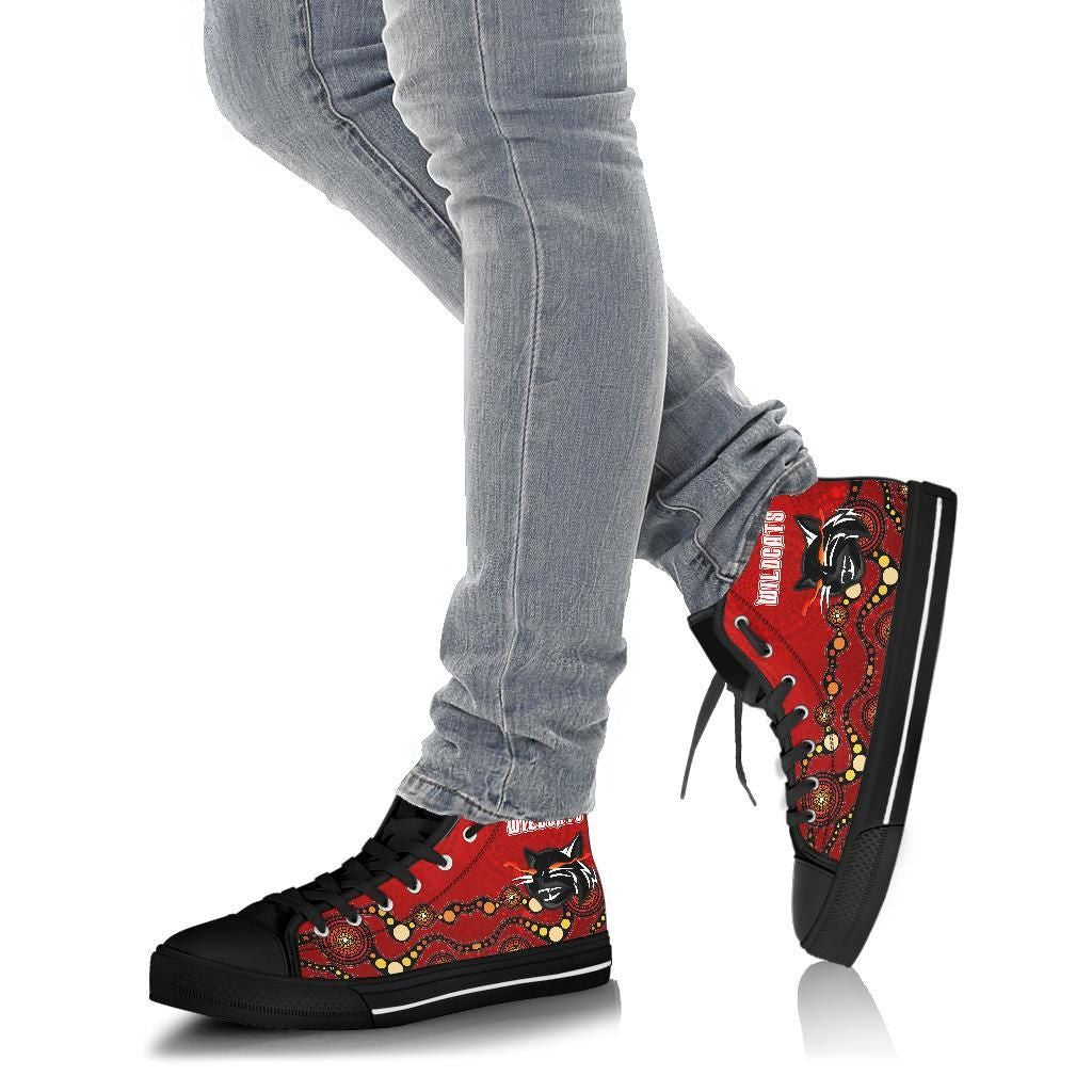Perth Wildcats High Top Shoe Indigenous