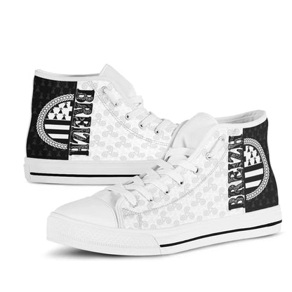 Brittany Celtic High Top Shoe Breizh Pride