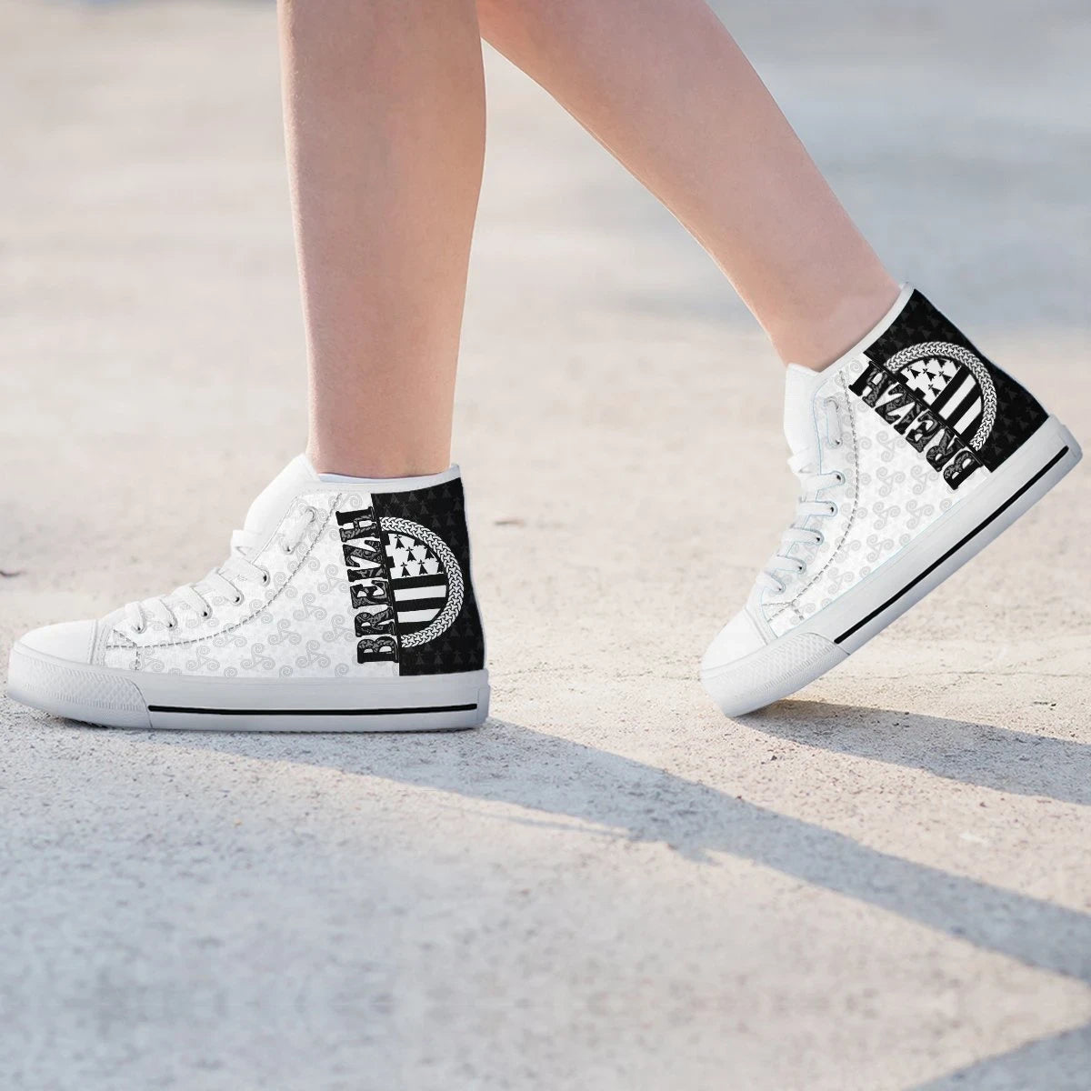 Brittany Celtic High Top Shoe Breizh Pride