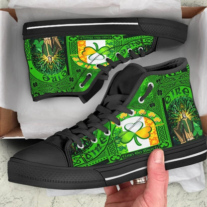 Irish St. Patrick High Top Shoes Happy St. Patrick'S Day 2021