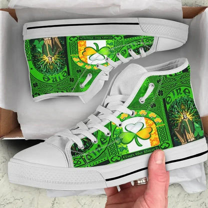 Irish St. Patrick High Top Shoes Happy St. Patrick'S Day 2021
