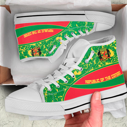 Clothing Republic Of The Congo Special Flag High Top Shoes
