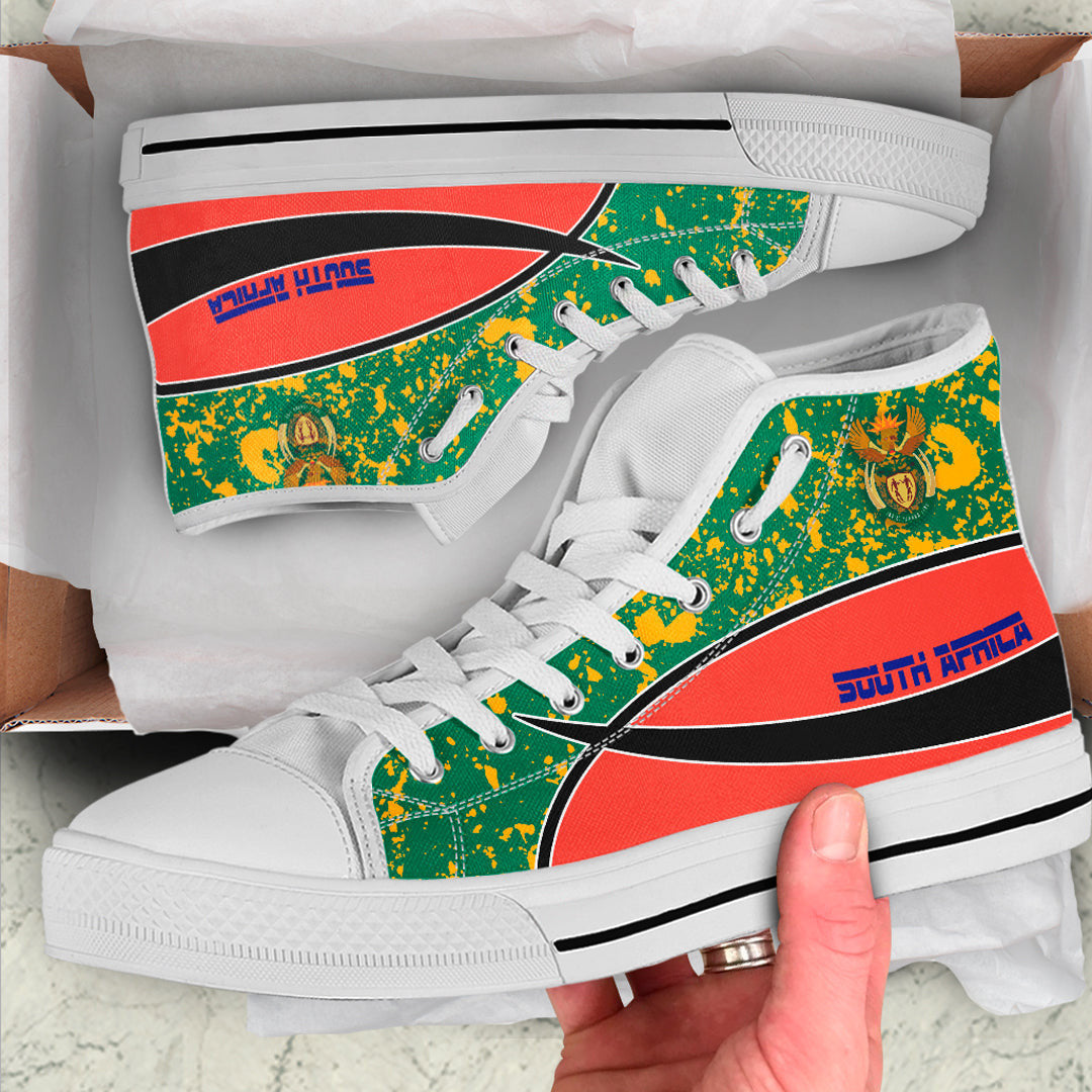 Clothing South Africa Special Flag High Top Shoes