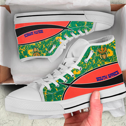 Clothing South Africa Special Flag High Top Shoes
