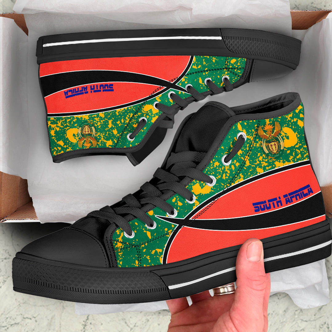 Clothing South Africa Special Flag High Top Shoes
