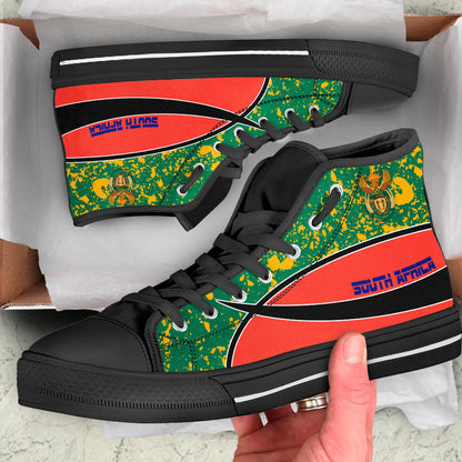 Clothing South Africa Special Flag High Top Shoes
