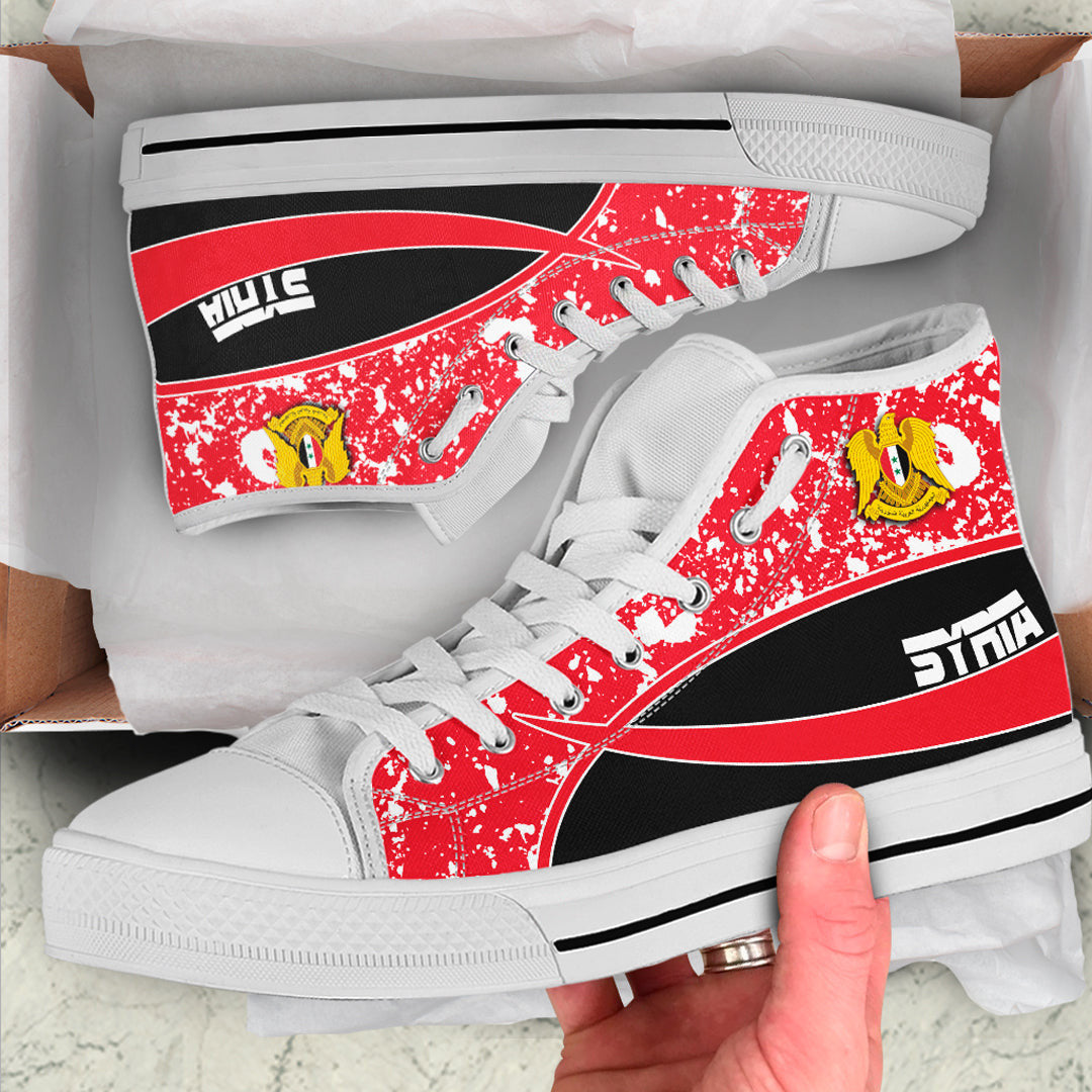 Clothing Syria Special Flag High Top Shoes