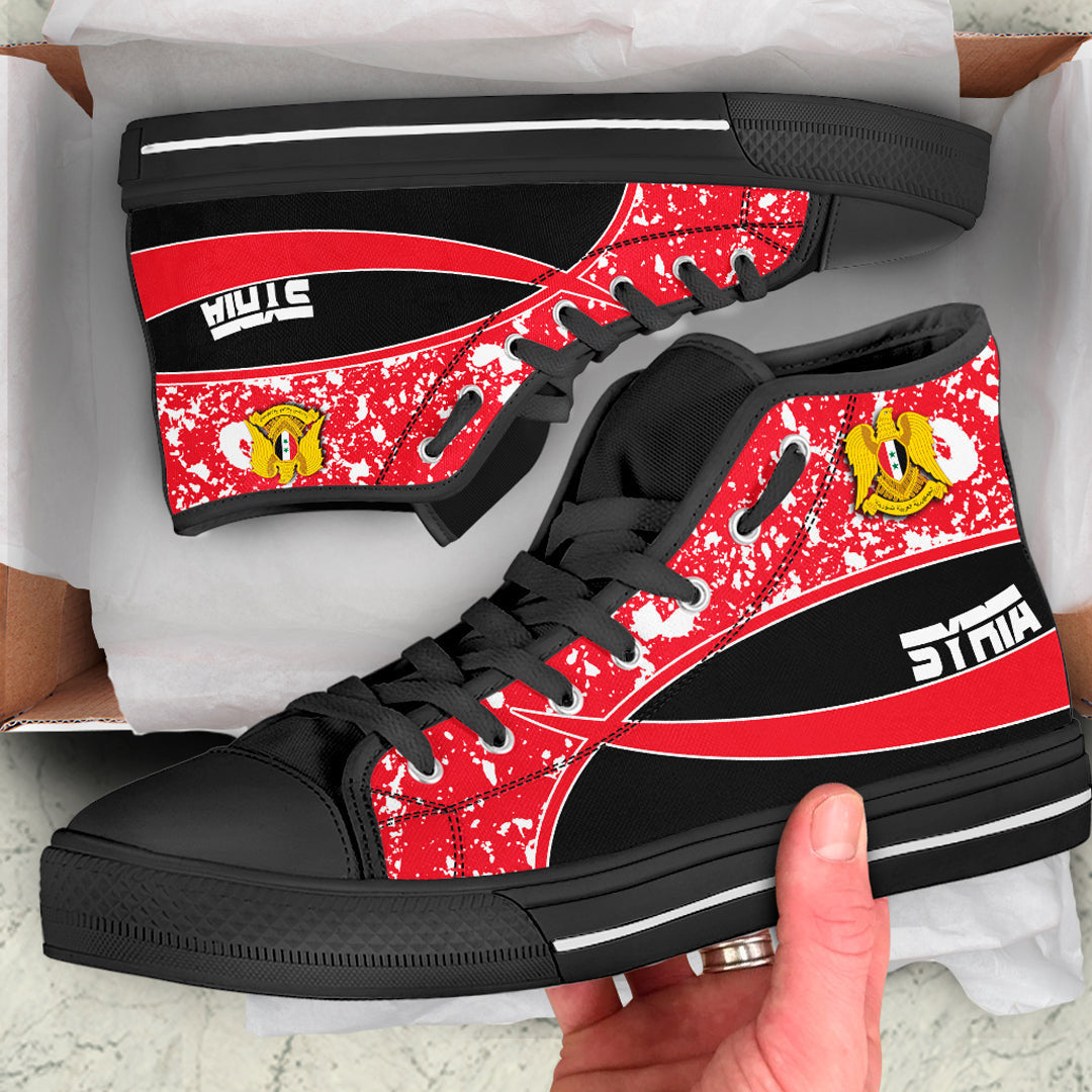 Clothing Syria Special Flag High Top Shoes