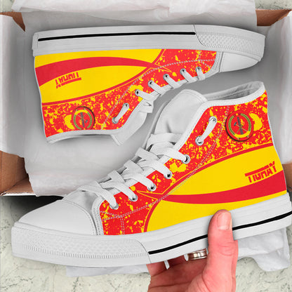 Clothing Tigray Special Flag High Top Shoes