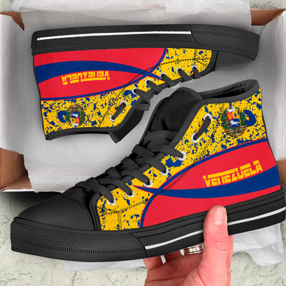 Clothing Venezuela Special Flag High Top Shoes