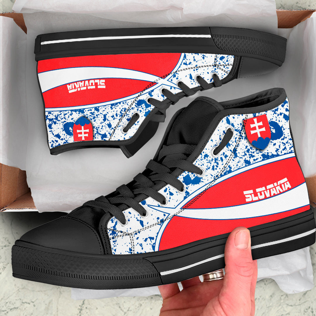 Clothing Slovakia Special Flag High Top Shoes