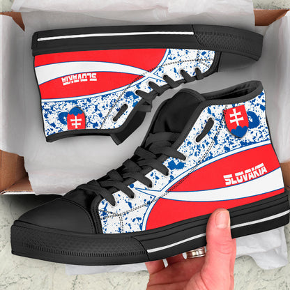 Clothing Slovakia Special Flag High Top Shoes