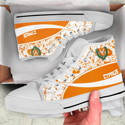 Clothing Cyprus Special Flag High Top Shoes