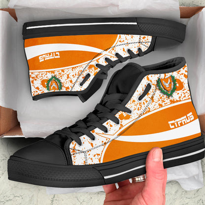 Clothing Cyprus Special Flag High Top Shoes
