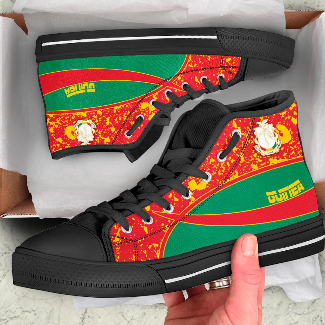 Clothing Guinea Special Flag High Top Shoes