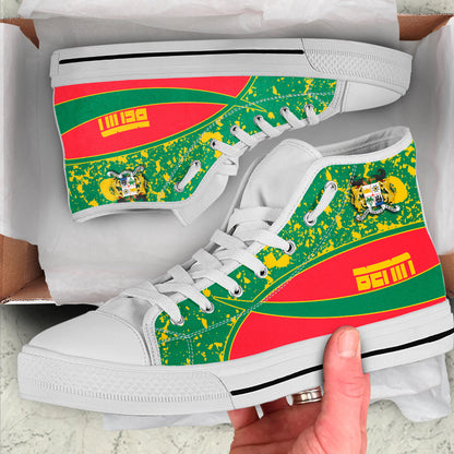 Clothing Benin Special Flag High Top Shoes