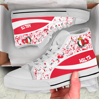 Clothing Malta Special Flag High Top Shoes