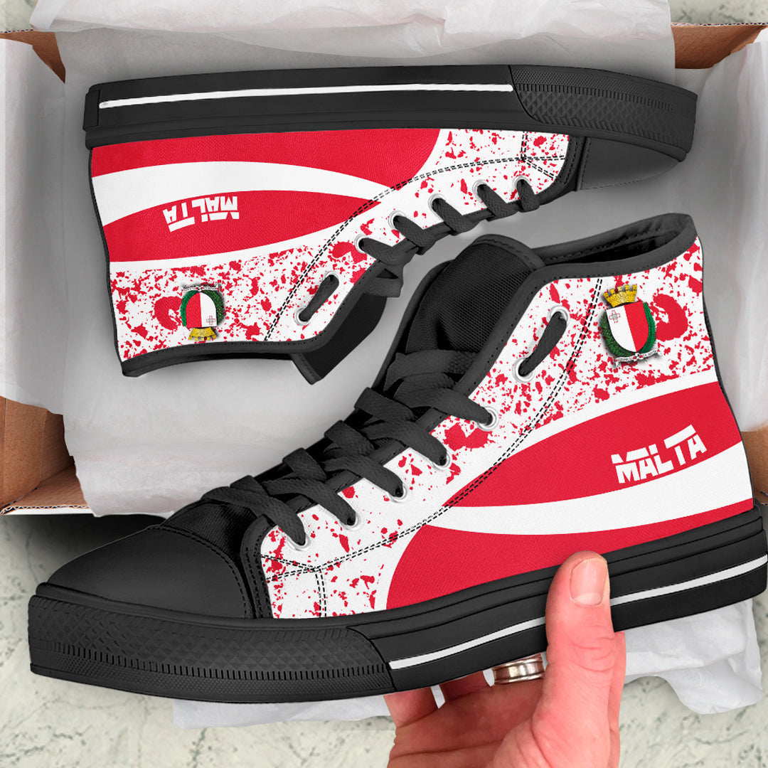 Clothing Malta Special Flag High Top Shoes