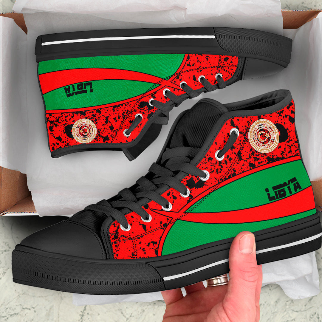 Clothing Libya Special Flag High Top Shoes
