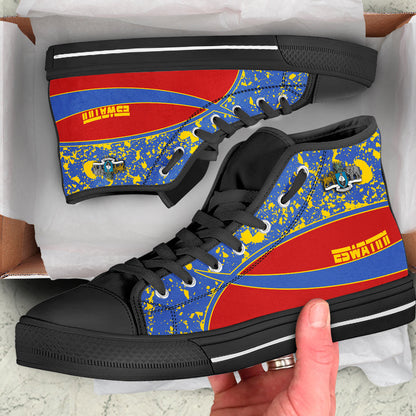 Clothing Eswatini Special Flag High Top Shoes