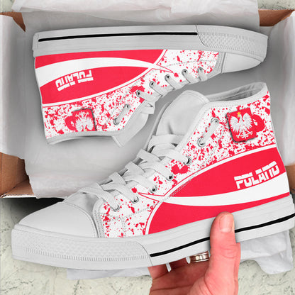 Clothing Poland Special Flag High Top Shoes