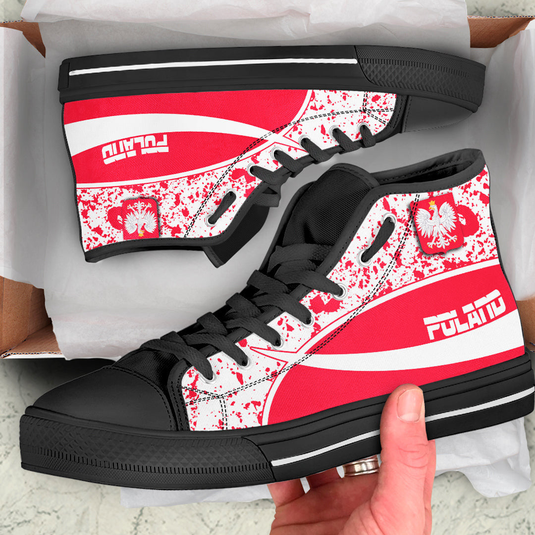 Clothing Poland Special Flag High Top Shoes