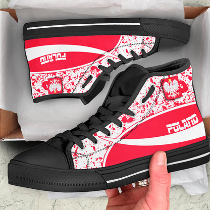 Clothing Poland Special Flag High Top Shoes