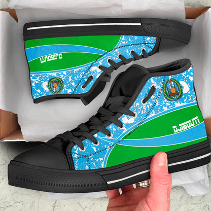 Clothing Djibouti Special Flag High Top Shoes