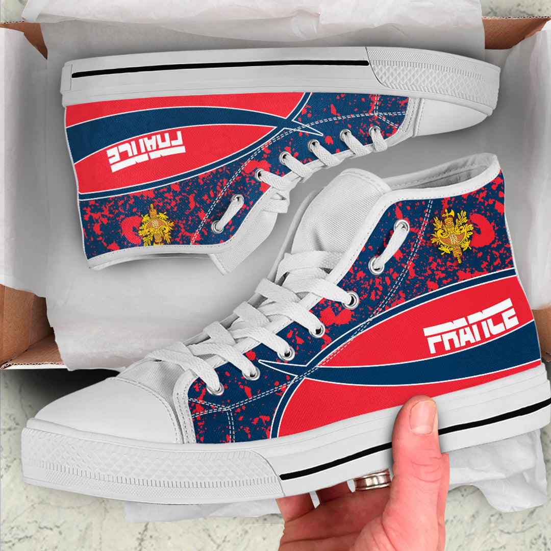 Clothing France Special Flag High Top Shoes