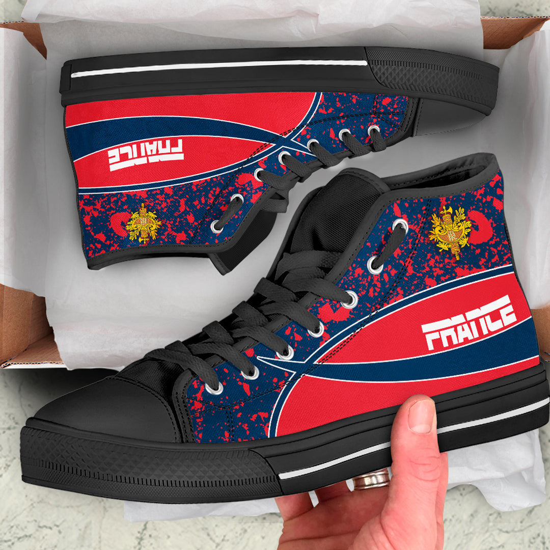 Clothing France Special Flag High Top Shoes