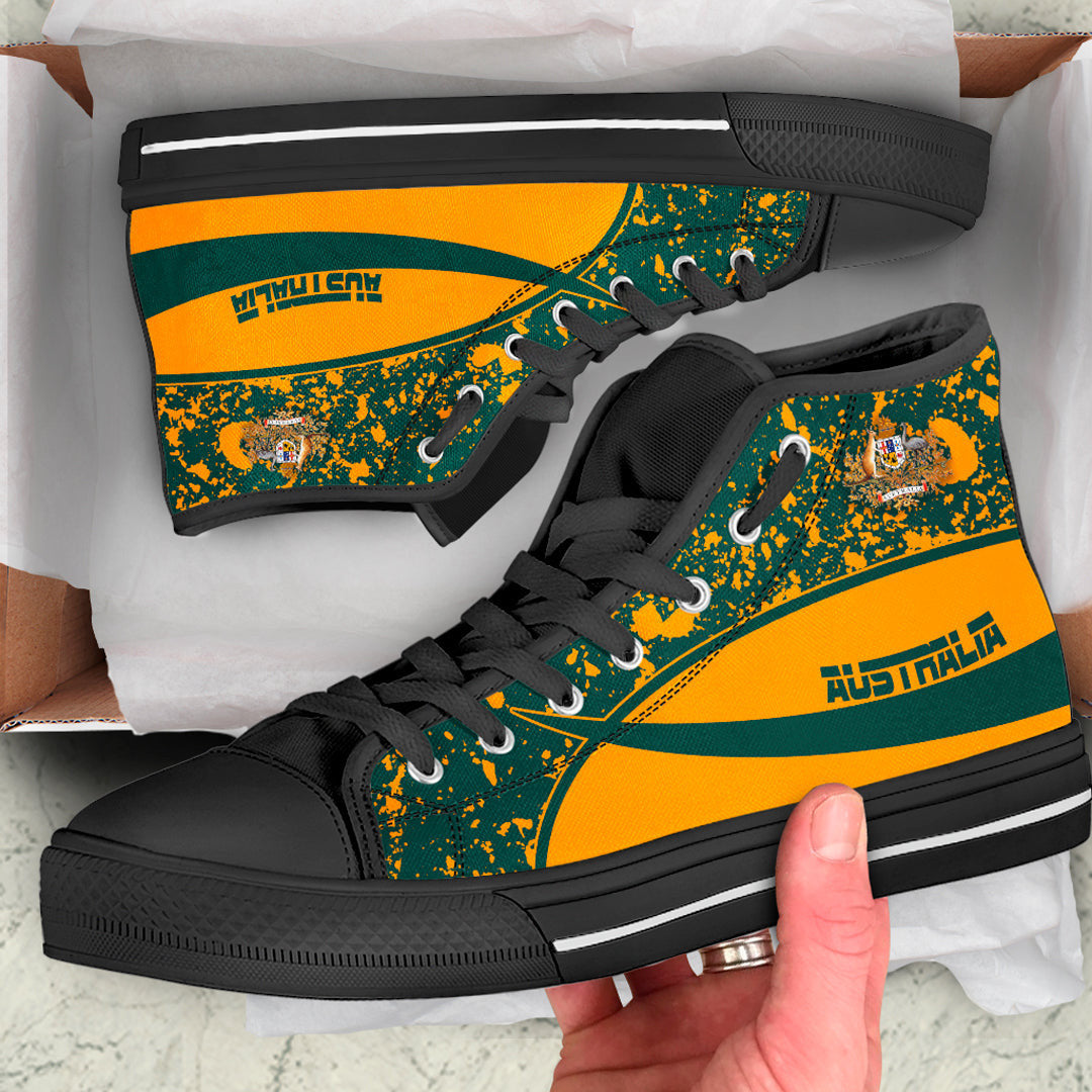 Clothing Australia Special Flag High Top Shoes