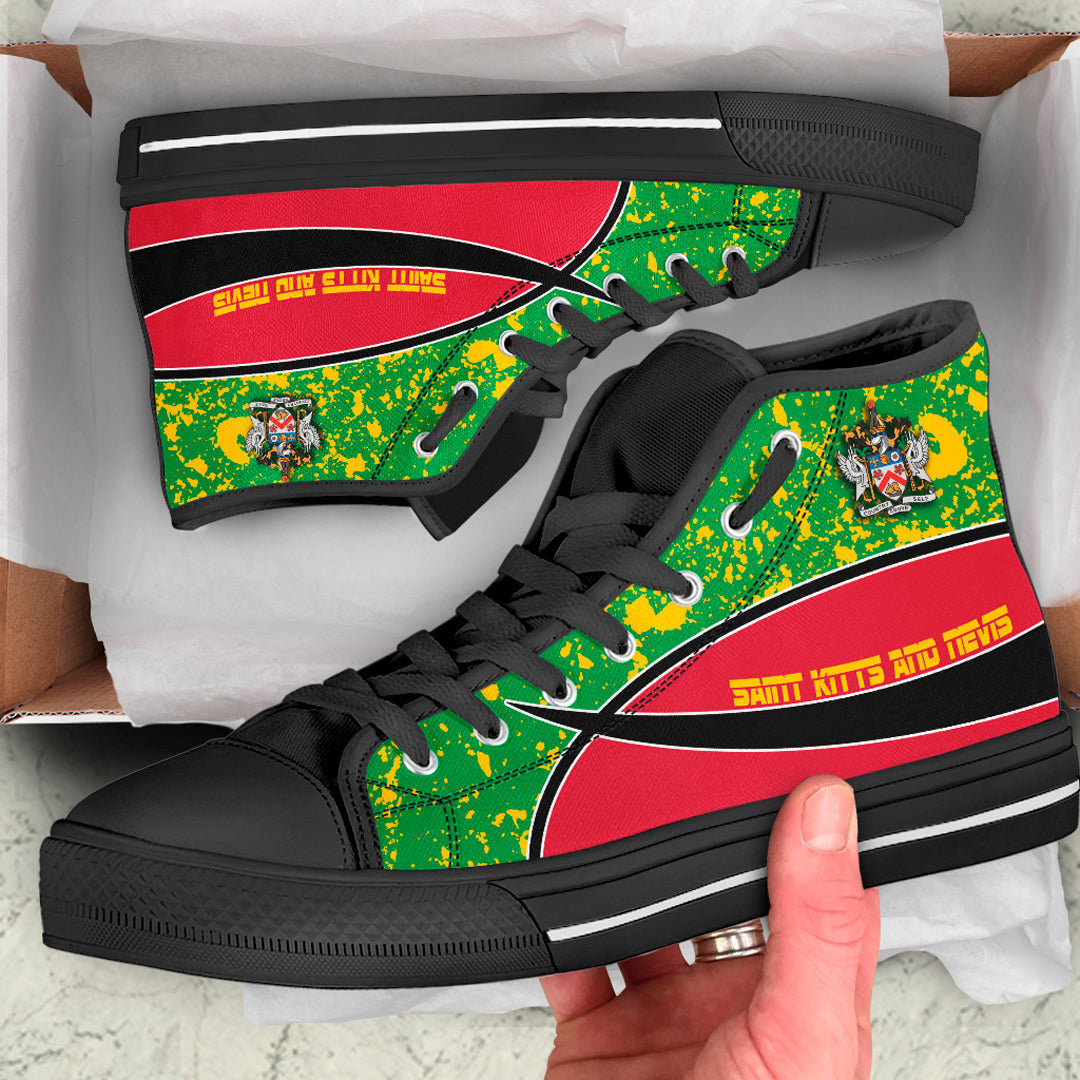 Clothing Saint Kitts And Nevis Special Flag High Top Shoes