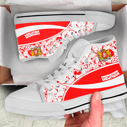 Clothing Georgia Special Flag High Top Shoes