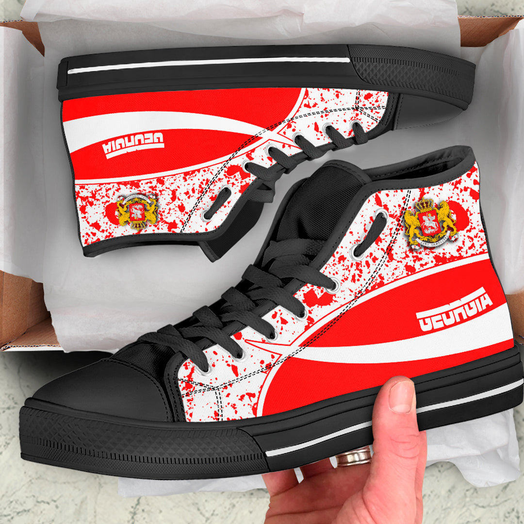 Clothing Georgia Special Flag High Top Shoes
