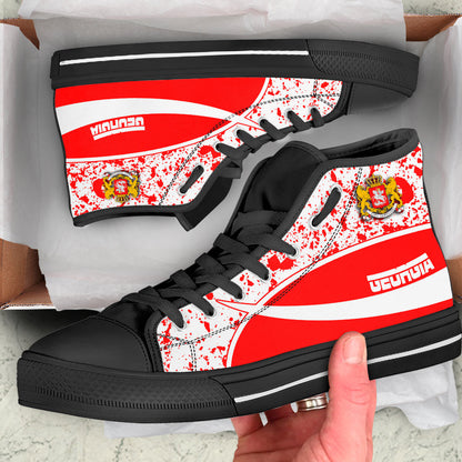 Clothing Georgia Special Flag High Top Shoes