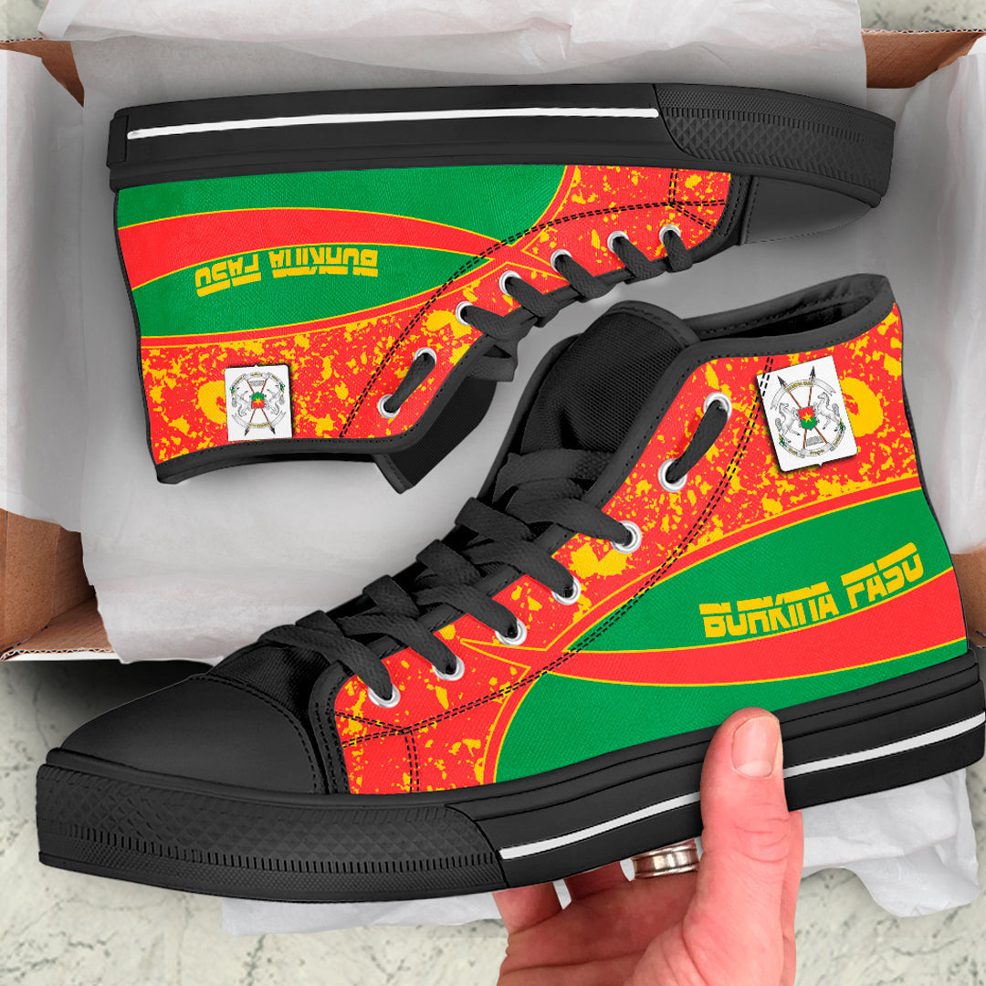 Clothing Burkina Faso Special Flag High Top Shoes