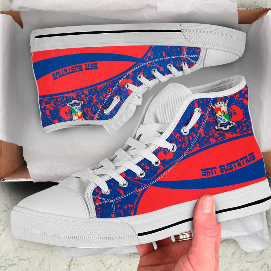 Clothing Sint Eustatius Special Flag High Top Shoes