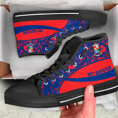 Clothing Sint Eustatius Special Flag High Top Shoes