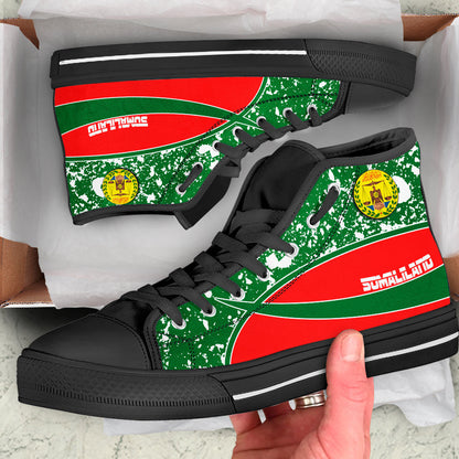 Clothing Somaliland Special Flag High Top Shoes