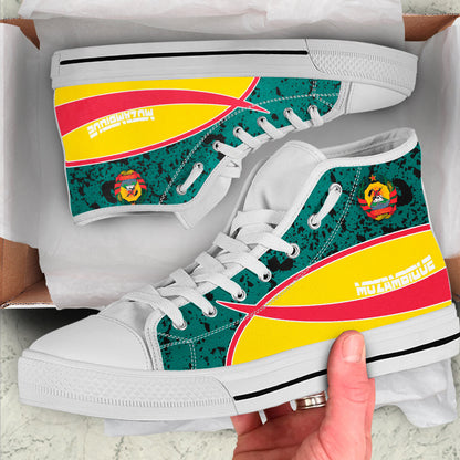 Clothing Mozambique Special Flag High Top Shoes