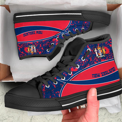 Clothing New Zealand Special Flag High Top Shoes