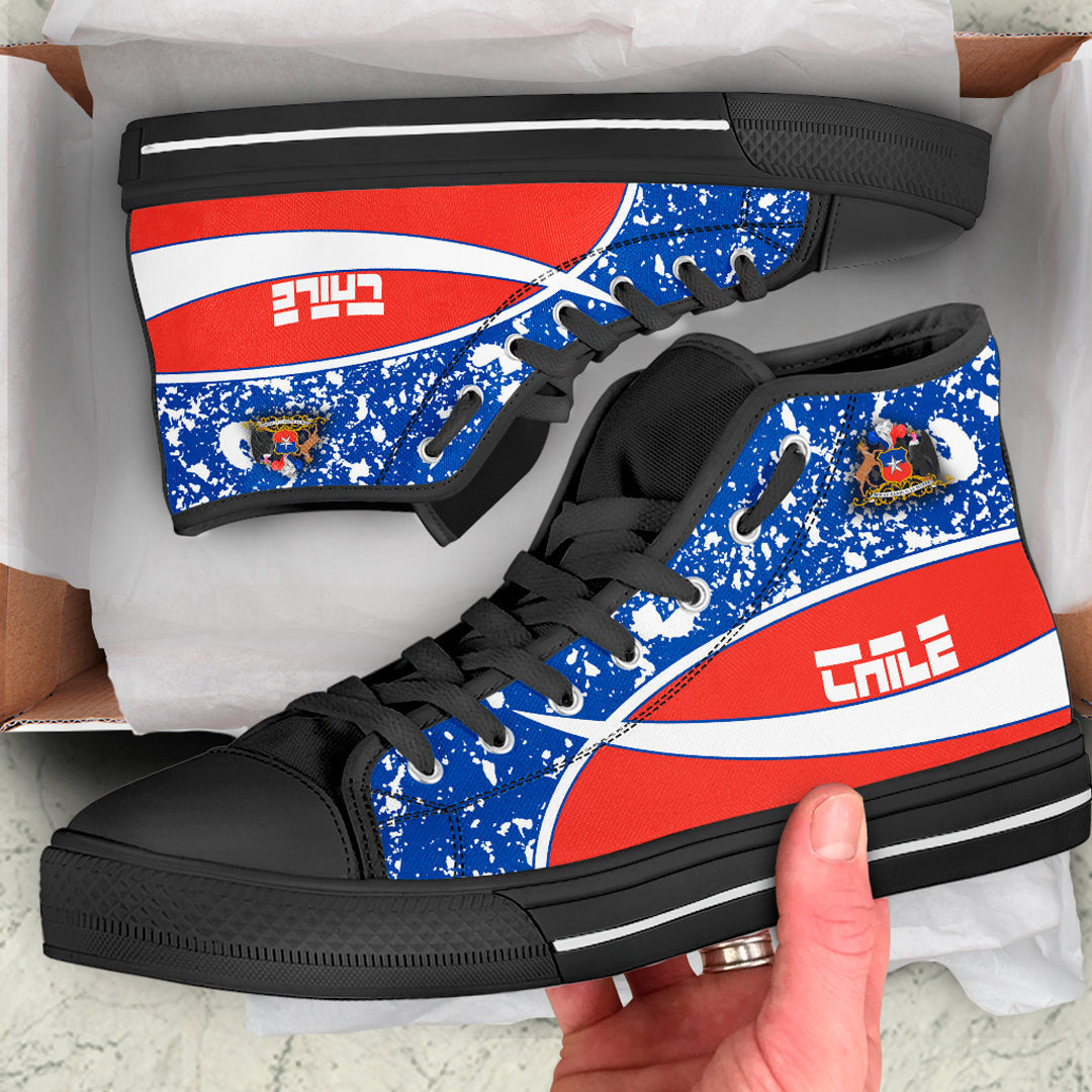 Clothing Chile Special Flag High Top Shoes