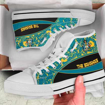 Clothing The Bahamas Special Flag High Top Shoes