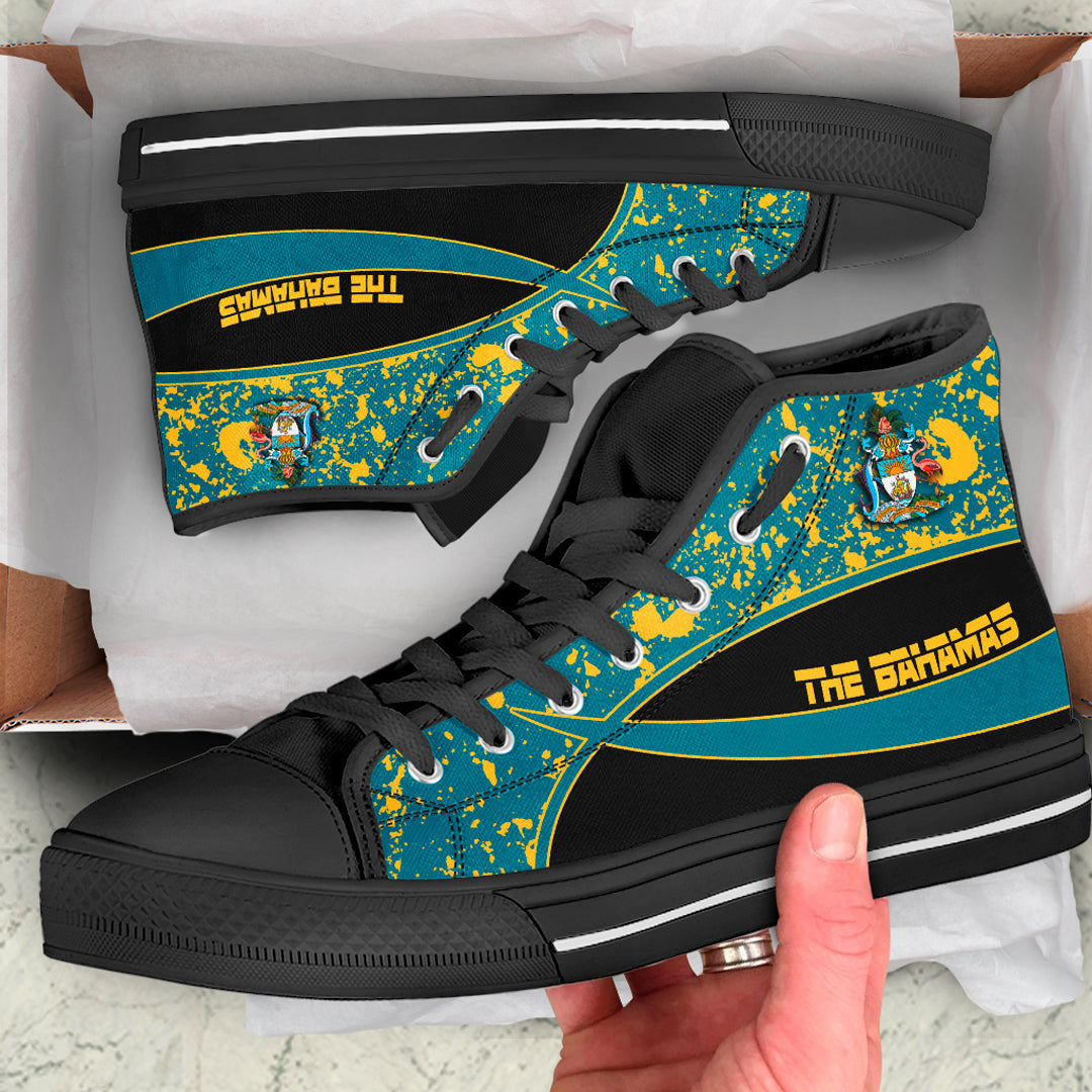 Clothing The Bahamas Special Flag High Top Shoes