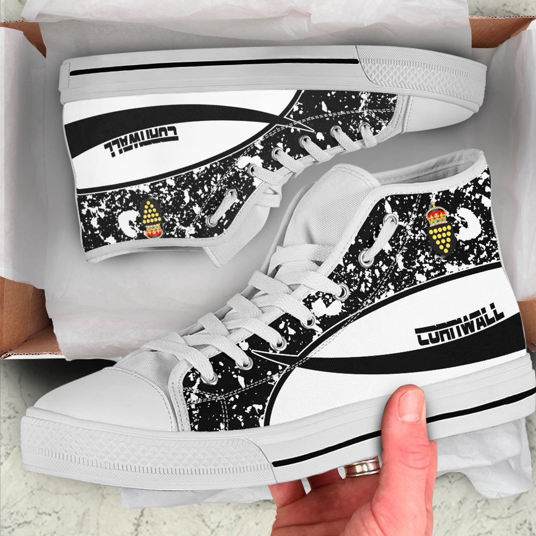 Clothing Cornwall Special Flag High Top Shoes