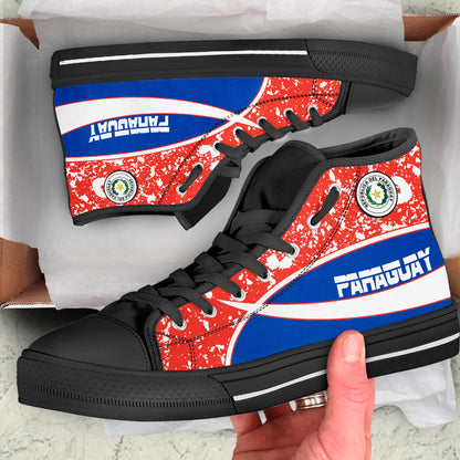 Clothing Paraguay Special Flag High Top Shoes