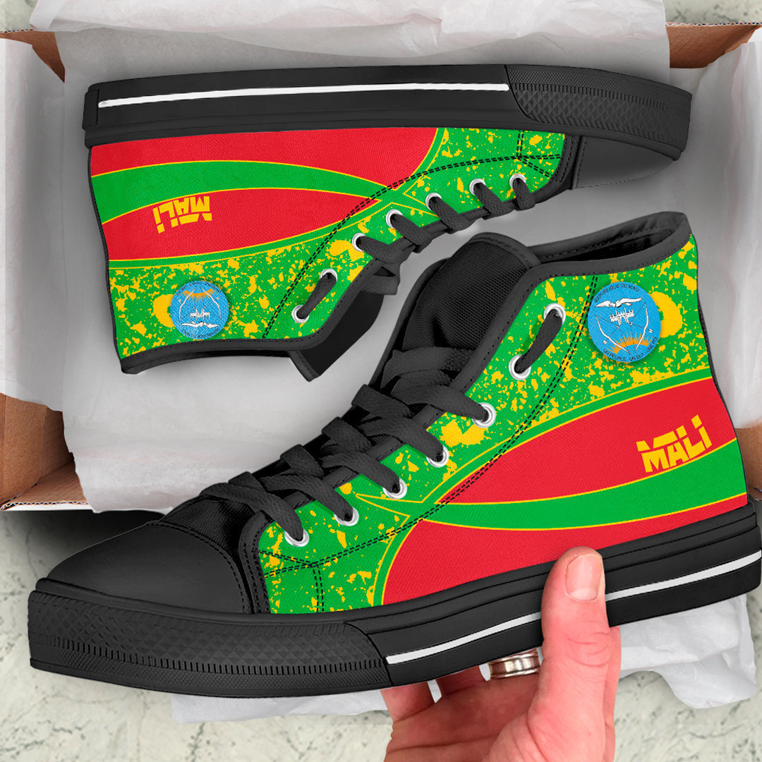 Clothing Mali Special Flag High Top Shoes